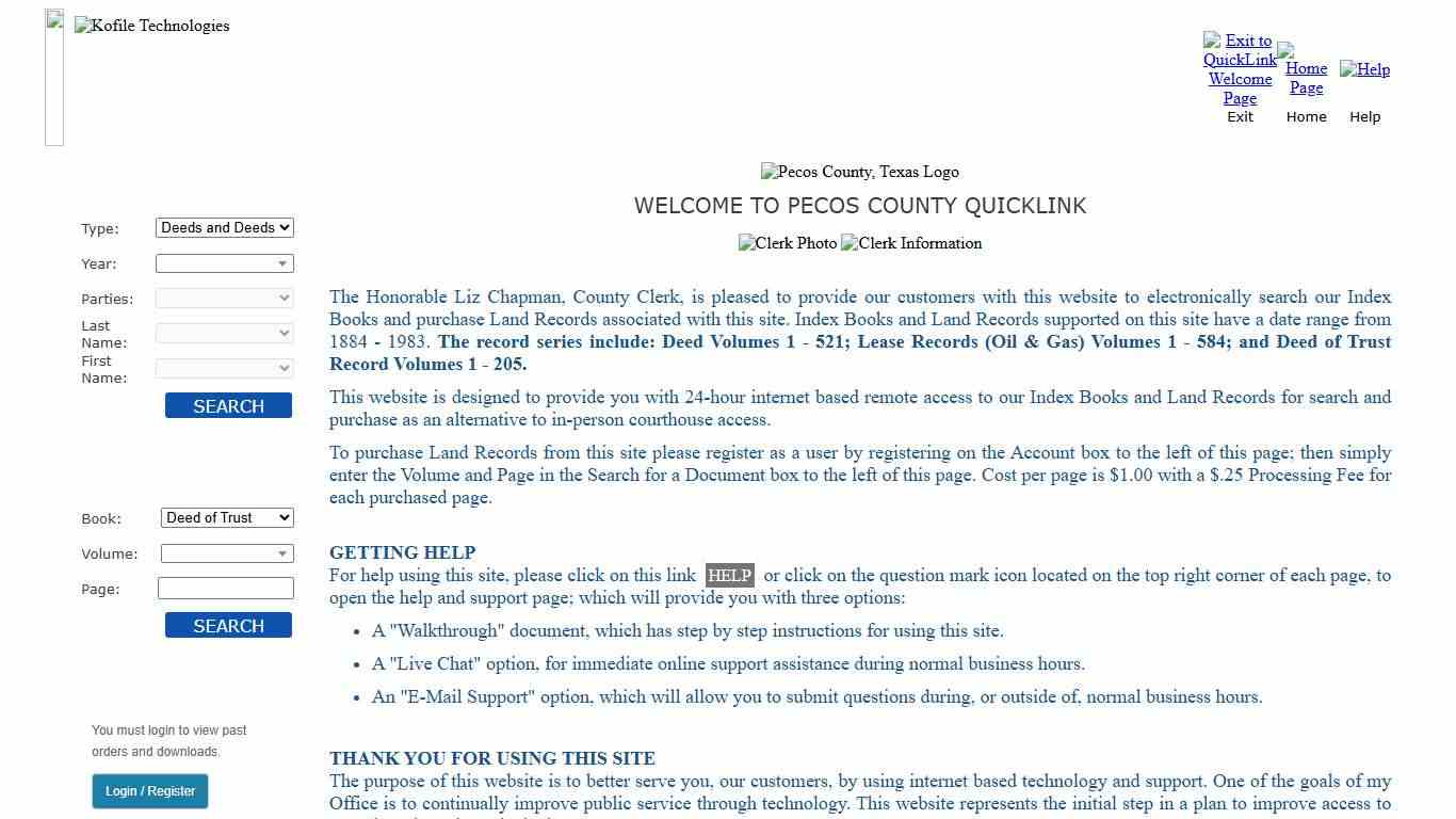 QuickLink - Pecos County, Texas